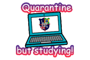 Quarantine Studying Sticker by Interschool Brasil