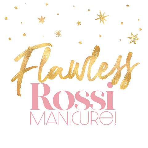 Pink Stars Sticker by Rossi Nails