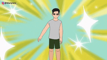DiaryRara healthy muscle working out sparkly GIF