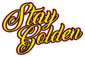 Stay Golden grooming Sticker