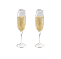 Cheers Celebrate Sticker by Royal Lancaster London