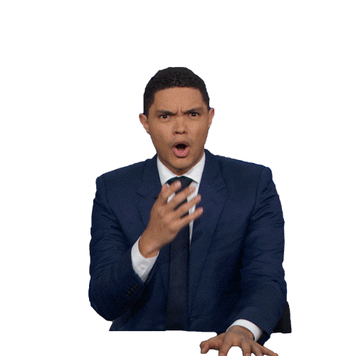 Comedy Central Wow Sticker by The Daily Show with Trevor Noah
