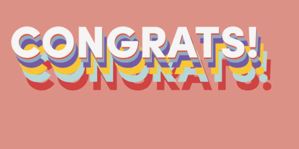 Congratulations Congrats GIF by SUSU - Find & Share on GIPHY