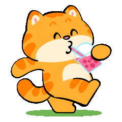 Happy Cat Sticker by UpStudiosWorld