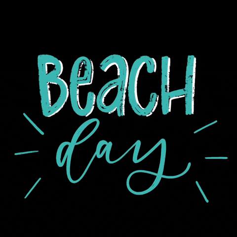 LittleChalkShop beach day ocean beachday GIF