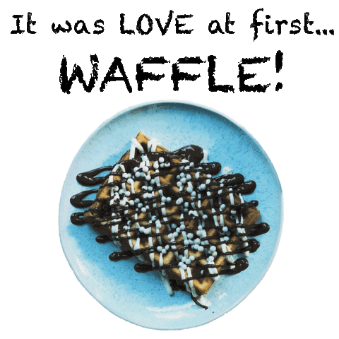 Waffle Love Sticker by Oh My Waffle! Ulm