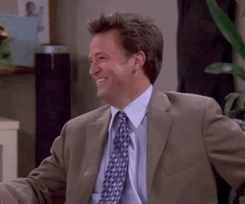 Episode 2 Chandler GIF by Friends - Find & Share on GIPHY