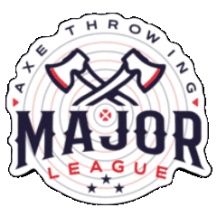 Major League Axe Throwing Sticker