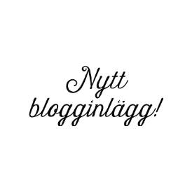 Nytt Blogginlagg Sticker by sarabäckmo