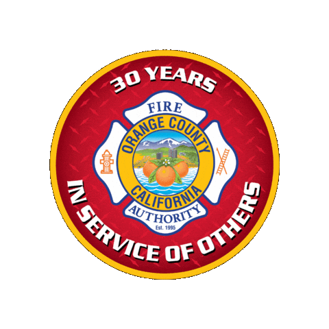 Ocfireauthority Sticker by OCFA