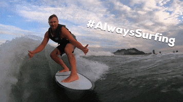 Surfs Up Water GIF by TheMacnabs