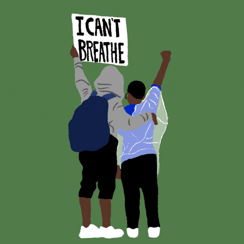 I Cant Breathe Black Lives Matter GIF by INTO ACTION