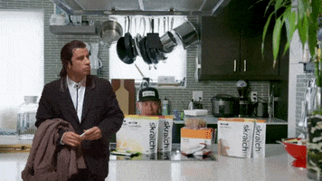 Confused Travolta GIF by Skratch Labs