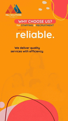 Hiring Human Resources GIF by M and J Solutions Provider Inc.