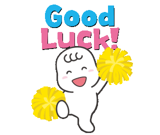 Fight Good Luck Sticker by moonyjp for iOS & Android | GIPHY