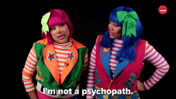 Clown Psychopath GIF by BuzzFeed