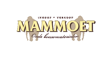 Mammoet oude bouwmaterialen Sticker