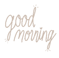 Good Morning Sticker