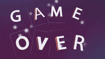 Game Over GIF by Winsults