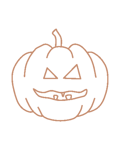 Halloween Pumpkin Sticker by Casavida