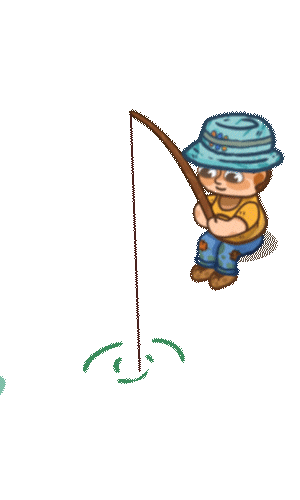 Happy Fishing Sticker