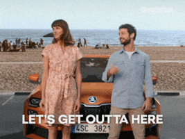 We Are Out Of Here GIF by Škoda Global