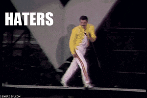 haters gonna hate GIF