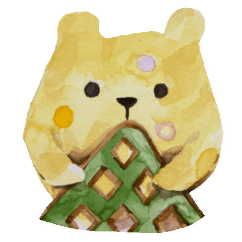 Bear Eat Sticker