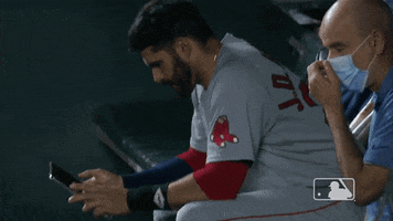 Sitting Major League Baseball GIF by MLB