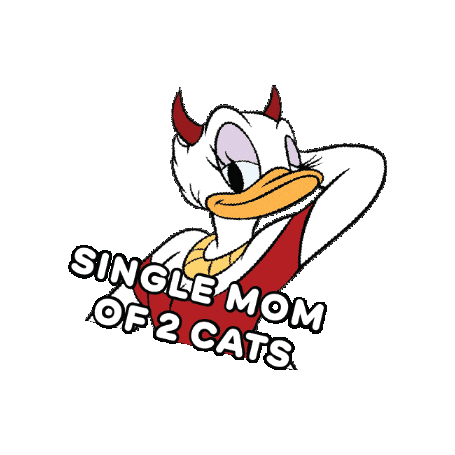 Donald Duck Cat Sticker by FERRY