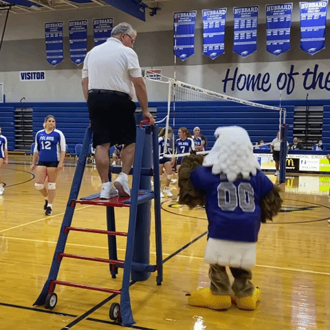 Mascot Pester GIF by The Hubbard Eagle