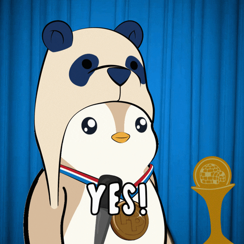 First Place Yes GIF by Pudgy Penguins