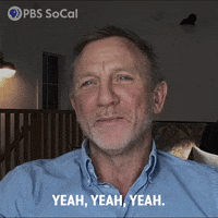 Daniel Craig Yes GIF by PBS SoCal