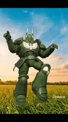 Skipping Warhammer 40K GIF
