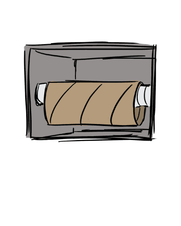paper toilet GIF