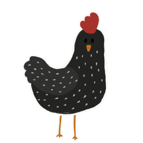 Dancingchicken Sticker by ayoungdesign