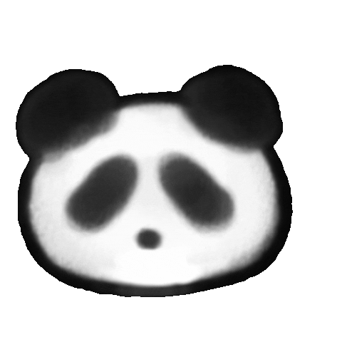 Panda 驚訝 Sticker
