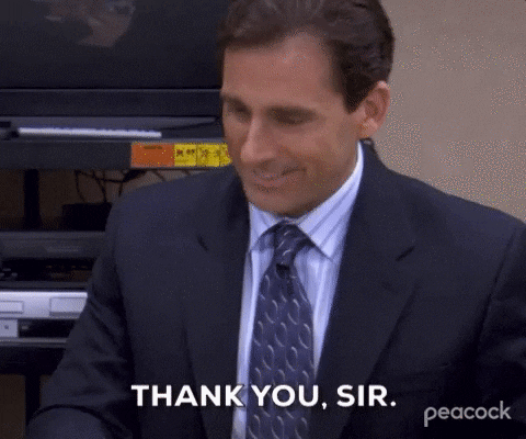 Michael-scott-thank-you GIFs - Get the best GIF on GIPHY
