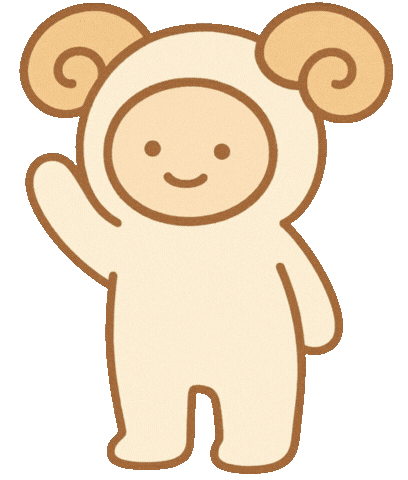 Costume Sheep Sticker