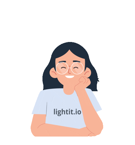 Girl Sticker by Light it