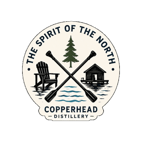 Happy Hour Summer Sticker by CopperheadDistillery