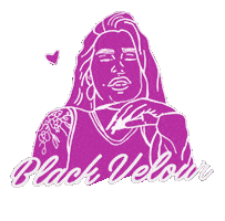 Black Velour Official Sticker