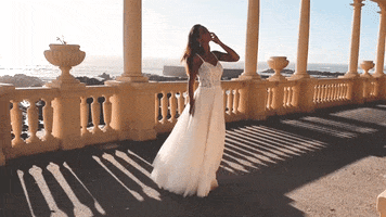KwiatLotosu_suknie_slubne dress bride windy weddingdress GIF