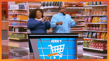 Supermarket Sweep Laughing GIF by ABC Network