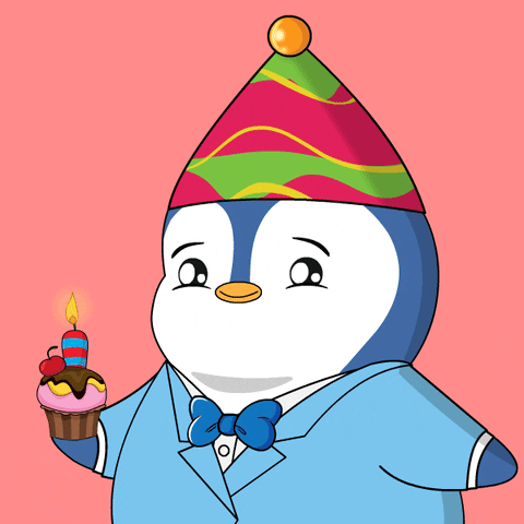 Happy Birthday GIF by Pudgy Penguins