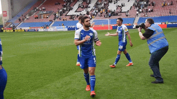 egyptian king clapping GIF by Wigan Athletic