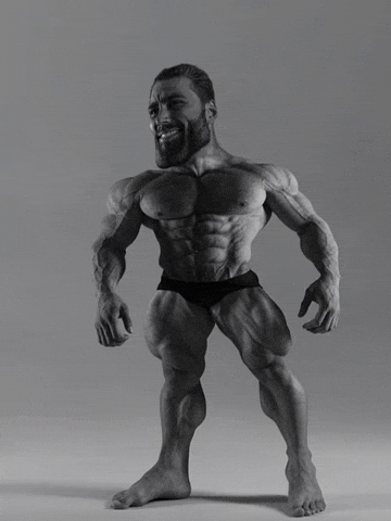 Main Character King GIF by Gigachad