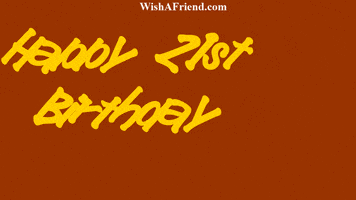 Happy Birthday Years GIF by wishafriend
