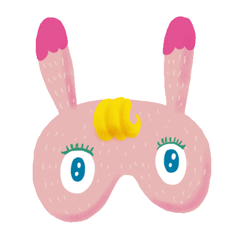 Happy Bunny Sticker by curly_mads