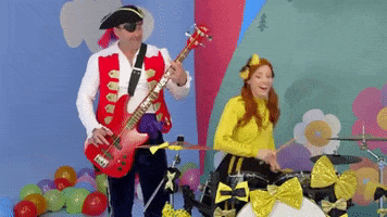 Happy Bass Guitar GIF by The Wiggles